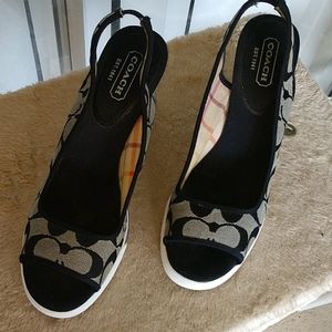 Authentic "Sydney" Coach Wedge